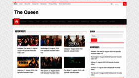 What Queenjustyna.com website looked like in 2020 (3 years ago)