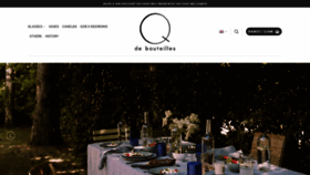 What Qdebouteilles.fr website looked like in 2020 (3 years ago)