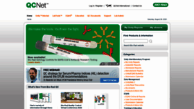 What Qcnet.com website looked like in 2020 (4 years ago)