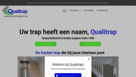 What Qualitrap.be website looked like in 2020 (3 years ago)