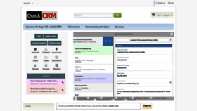 What Quickcrm.fr website looked like in 2020 (3 years ago)