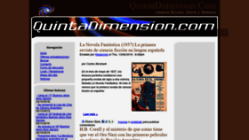 What Quintadimension.com website looked like in 2020 (3 years ago)