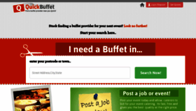 What Quickbuffet.co.uk website looked like in 2020 (3 years ago)