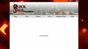 What Quicksalehomerealty.com website looked like in 2020 (3 years ago)