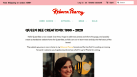 What Queenbee-creations.com website looked like in 2020 (3 years ago)