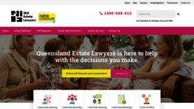What Qldestatelawyers.com.au website looked like in 2020 (3 years ago)