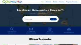 What Quiropractico.com website looked like in 2020 (4 years ago)