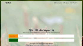 What Qik.cc website looked like in 2020 (3 years ago)