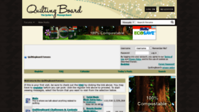 What Quiltingboard.com website looked like in 2020 (3 years ago)