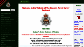 What Queensroyalsurreys.org.uk website looked like in 2020 (3 years ago)