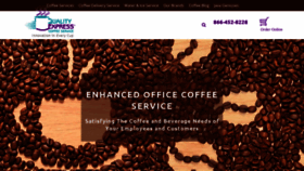 What Qualityexpresscoffee.com website looked like in 2020 (3 years ago)
