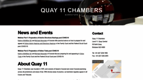 What Quay11barristersbrisbane.com.au website looked like in 2020 (3 years ago)