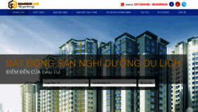 What Quangbinhland.com.vn website looked like in 2020 (3 years ago)