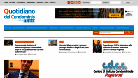 What Quotidianodelcondominio.it website looked like in 2020 (3 years ago)