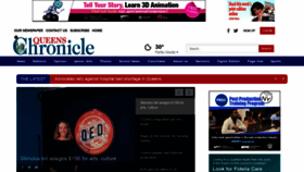 What Queenschronicle.com website looked like in 2020 (3 years ago)
