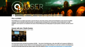 What Quser.org website looked like in 2020 (3 years ago)