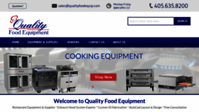 What Qualityfoodequip.com website looked like in 2020 (3 years ago)