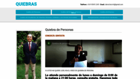 What Quiebradeudores.cl website looked like in 2021 (3 years ago)