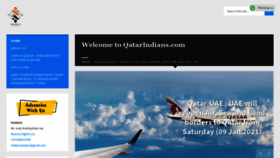 What Qatarindians.com website looked like in 2021 (3 years ago)