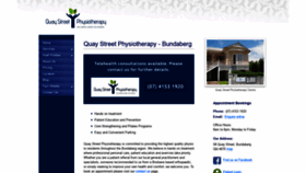 What Quaystreetphysio.com.au website looked like in 2021 (3 years ago)