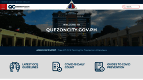 What Quezoncity.gov.ph website looked like in 2021 (3 years ago)