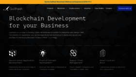 What Quillhash.com website looked like in 2021 (3 years ago)