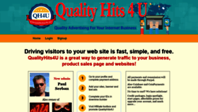 What Qualityhits4u.net website looked like in 2021 (3 years ago)