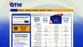 What Qth.com website looked like in 2021 (3 years ago)