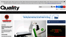 What Qualitymag.com website looked like in 2021 (3 years ago)