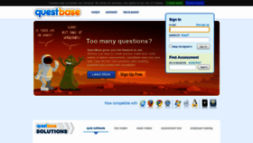 What Questbase.com website looked like in 2021 (3 years ago)