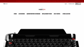 What Qwerkywriter.com website looked like in 2021 (3 years ago)