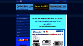 What Quebecsales.com website looked like in 2021 (3 years ago)