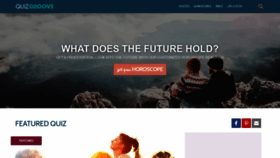 What Quizgroove.com website looked like in 2021 (4 years ago)