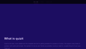 What Quizit.online website looked like in 2021 (3 years ago)
