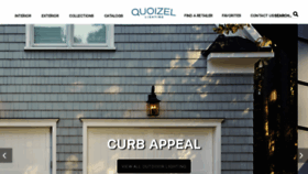 What Quoizel.com website looked like in 2021 (3 years ago)