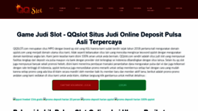 What Qqslotpulsa.com website looked like in 2021 (3 years ago)
