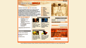 What Questformuscle.com website looked like in 2021 (3 years ago)
