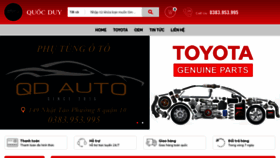 What Quocduyauto.com website looked like in 2021 (3 years ago)
