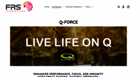 What Qforce.com website looked like in 2021 (3 years ago)