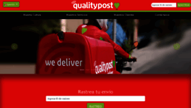What Qualitypost.com.mx website looked like in 2021 (3 years ago)