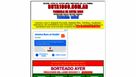 What Quinielaentrerios.ruta1000.com.ar website looked like in 2021 (3 years ago)