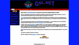 What Qsl.net website looked like in 2021 (3 years ago)