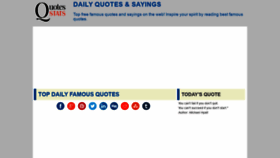 What Quotestats.com website looked like in 2021 (3 years ago)