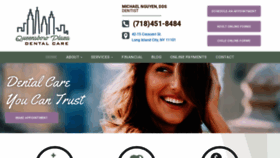 What Queensboroplazadental.com website looked like in 2021 (3 years ago)