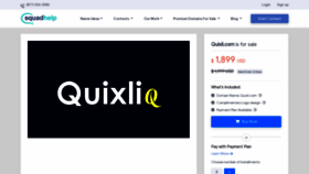 What Quixli.com website looked like in 2021 (3 years ago)
