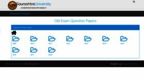What Qp.saurashtrauniversity.edu website looked like in 2021 (3 years ago)