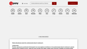 What Qpony.pl website looked like in 2021 (4 years ago)