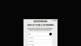 What Queenspark.com website looked like in 2021 (3 years ago)