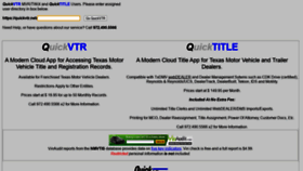 What Quickvtr.net website looked like in 2021 (3 years ago)