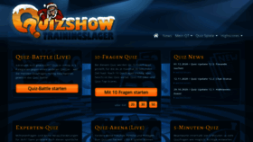 What Quizshow-trainingslager.de website looked like in 2021 (3 years ago)